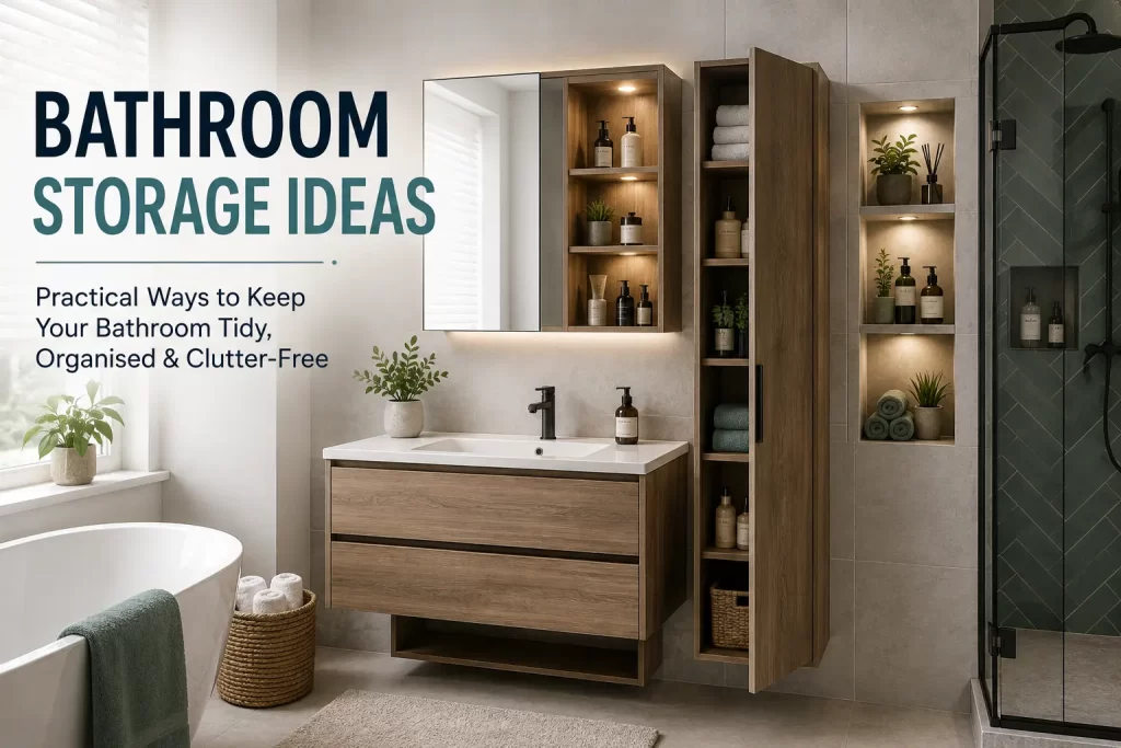 Bathroom storage Ideas for Tidy Spaces