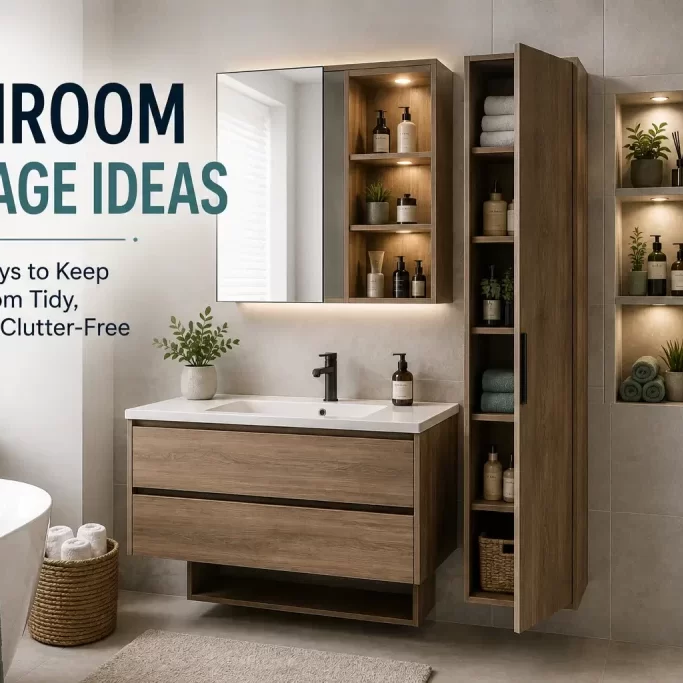 Bathroom storage Ideas for Tidy Spaces